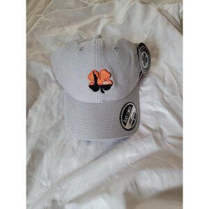 Black Clover Live Lucky New York Clover  Gray Adjustable Hat NEW